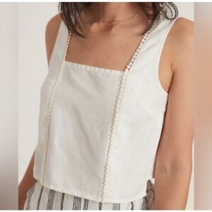 NWT Marine Layer Stella Tank In White